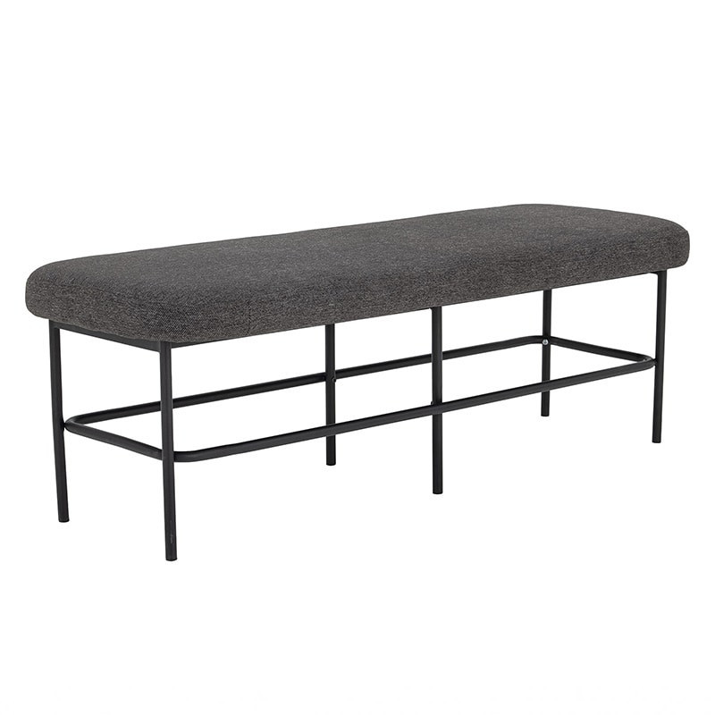 Support à Bâtons De Baseball Autoportant - Design Bois Gris & Métal Noir