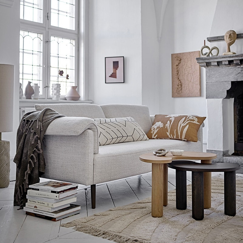 Canapé blanc confortable design - Chesham 