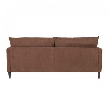 Canapé tissu marron 3 places - Thess 