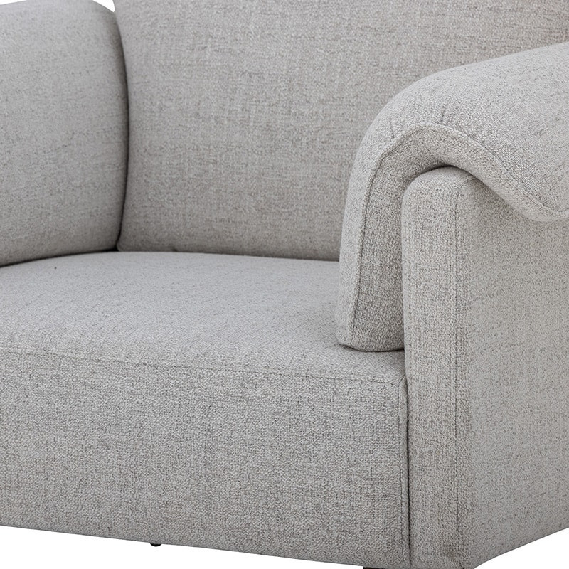 Fauteuil salon confortable blanc - Chesham 