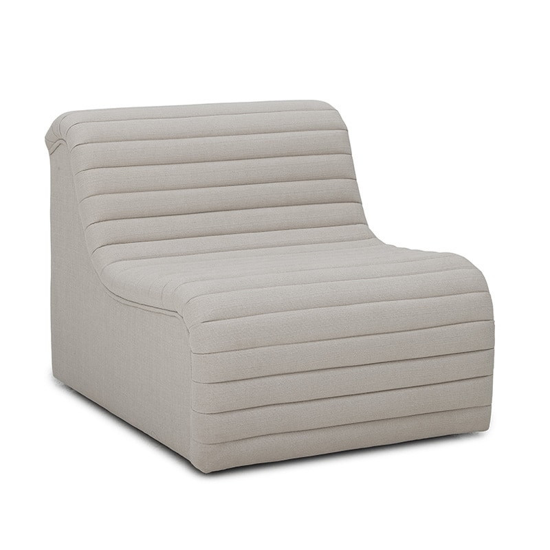 Chaise fauteuil doré beige CLOUD > Fauteuil/Pouf/Banc Métal Doré