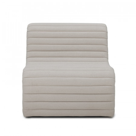 Fauteuil blanc design rétro - Allure 