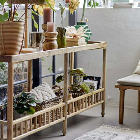 Grande console en bois avec rangement - Sali 