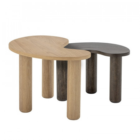 Table gigogne bois forme organique - Luppa 