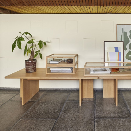 Table basse design en bois rectangulaire - Sine