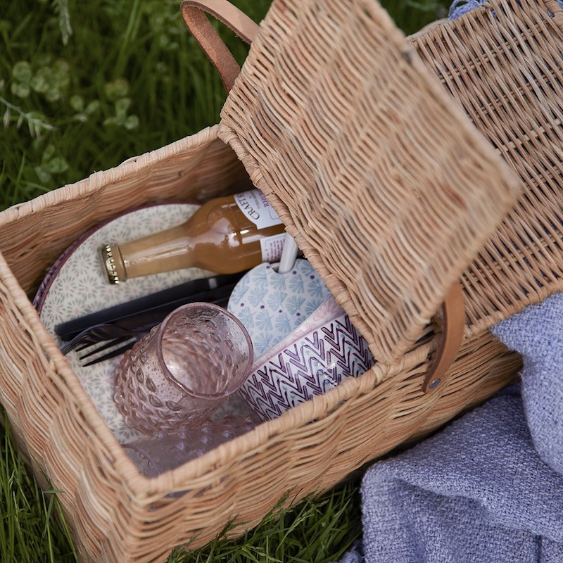 Panier en rotin - Brocante Le local à trouvailles