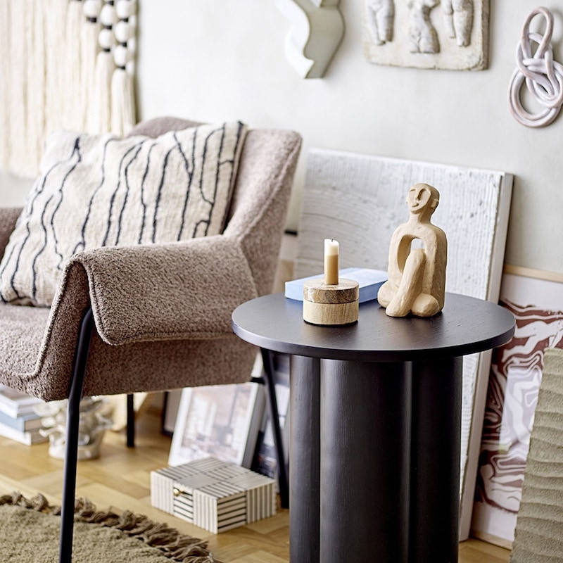 Composition meuble salon étagères bois - Meubles Bouchiquet