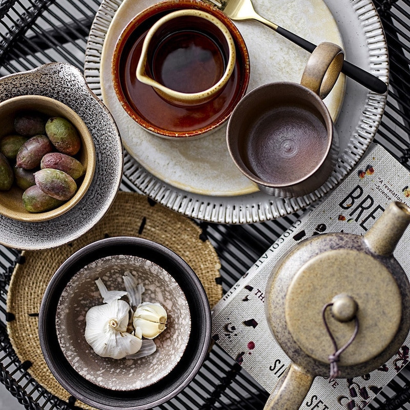 Bol fait main en grès nature D16,50cm - Thea 