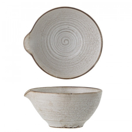 Bol fait main en grès nature D16,50cm - Thea 