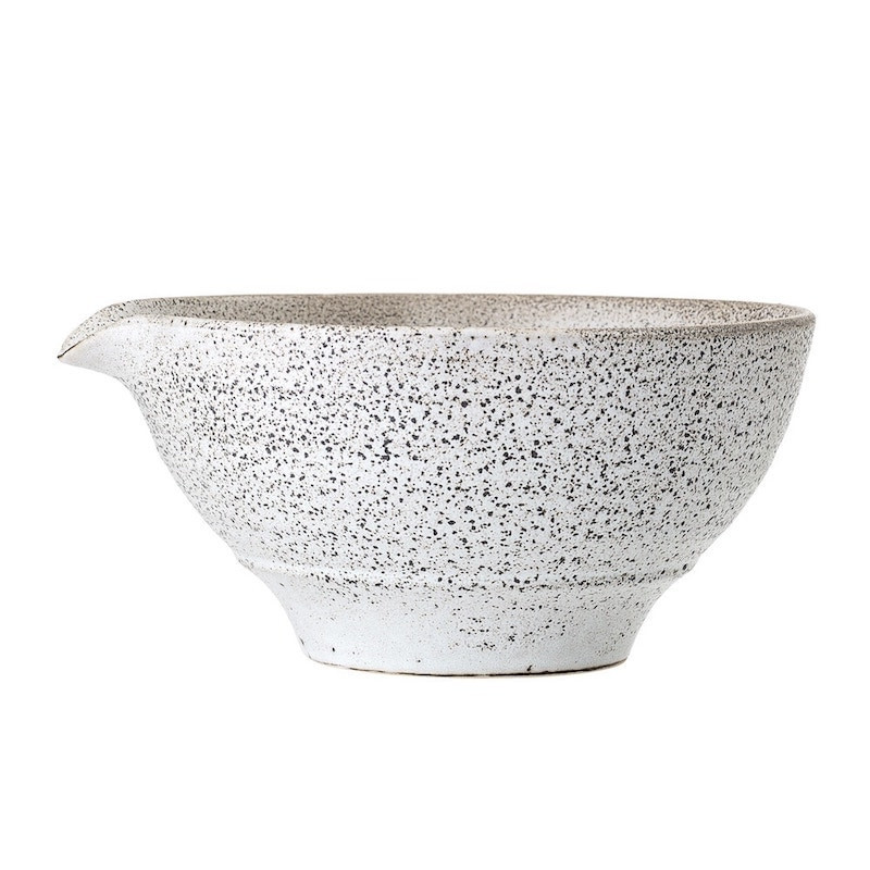 Saladier fait main en grès nature D24,50cm - Thea 