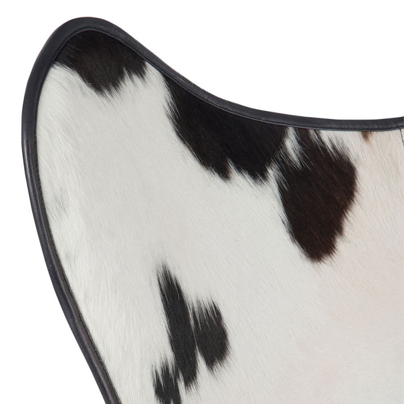 Fauteuil papillon peau de vache design - Cow 