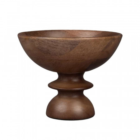 Bol déco en bois de manguier D14 cm - Gin 