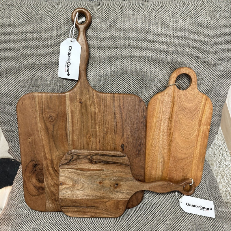 Petite planche à découper en bois d'acacia Ros Bloomingville magasin Coup de Coeur Design