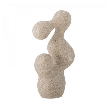 Sculpture décorative design en résine couleur sable Bloomingville - Alina 