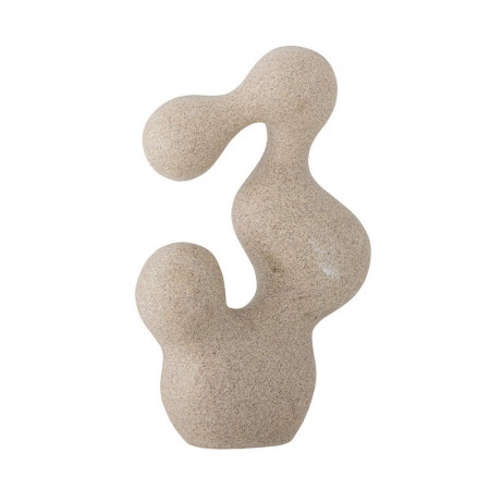 Sculpture décorative design en résine couleur sable Bloomingville - Alina 