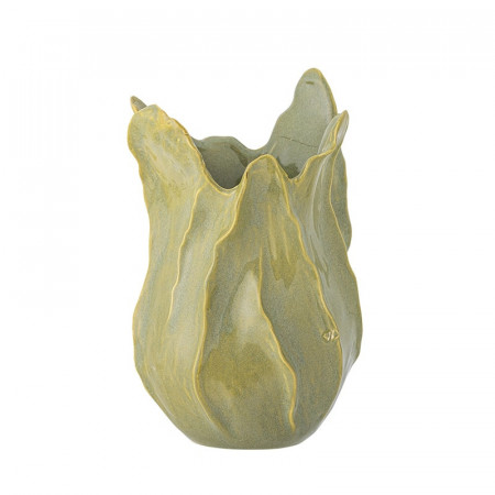 Vase en céramique émaillé vert style nature Bloomingville - Bastien 