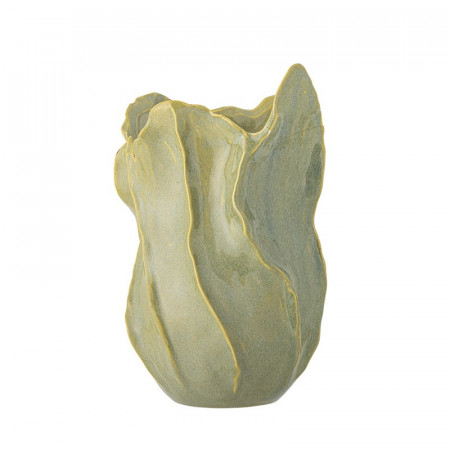 Vase en céramique émaillé vert style nature Bloomingville - Bastien 