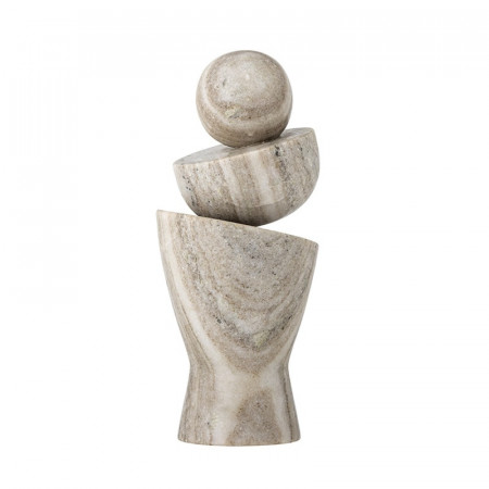 Sculpture déco en marbre naturel géométrique Bloomingville - Lazise 