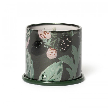 Bougie parfumée jasmin, baies fraîches et ambre liquide boîte métal 85g Illume - Blackberry Absinthe 