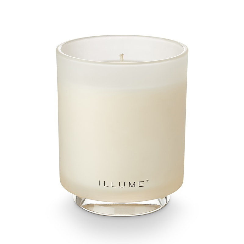Bougie parfumée fleurs de citronnier, brume océanique et sable ambré en verre 335g Illume - Driftwood 