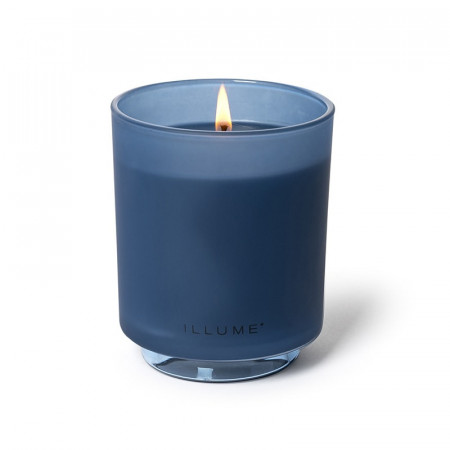 Bougie parfumée bois de santal, fruits d'été et mandarine en verre 335g Illume - Citrus Crush 