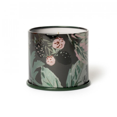 Bougie parfumée jasmin, baies fraîches et ambre liquide boîte métal 335g Illume - Blackberry Absinthe 