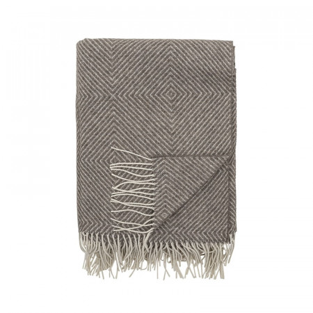 Plaid en laine mérinos avec motif géométrique Bloomingville - Hoshi 