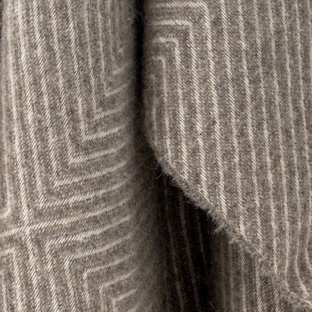 Plaid en laine mérinos avec motif géométrique Bloomingville - Hoshi 