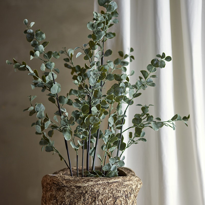 Grande plante artificielle réaliste Eucalyptus vert Bloomingville - Eucalyptus 
