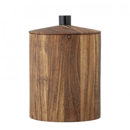 Pot avec couvercle en bois d'acacia - Petro 