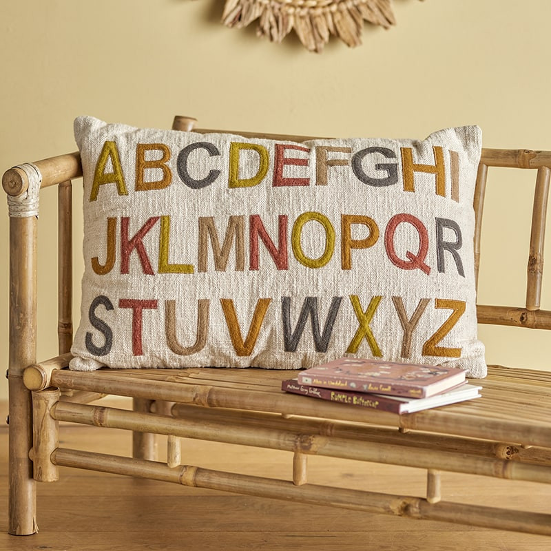 Coussin enfant avec alphabet coloré Bloomingville - Lexi 
