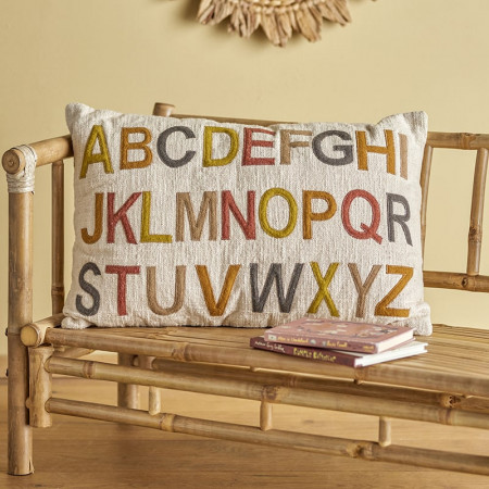 Coussin enfant avec alphabet coloré Bloomingville - Lexi 