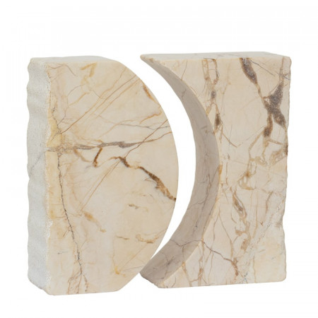 Décoration en marbre veines brunes design lune Urban Nature Culture - Runda 