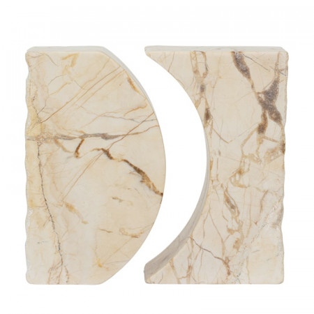 Décoration en marbre veines brunes design lune Urban Nature Culture - Runda 