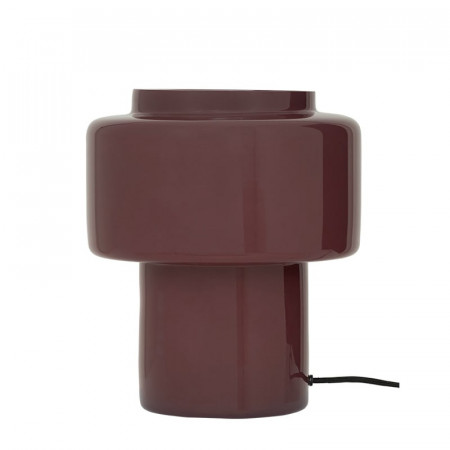 Lampe de table ou de chevet en verre opaque caramel fudge Urban Nature Culture - Finn 