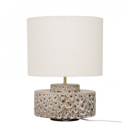 Lampe de table céramique émail réactif marron style nature Urban Nature Culture - Ivy 