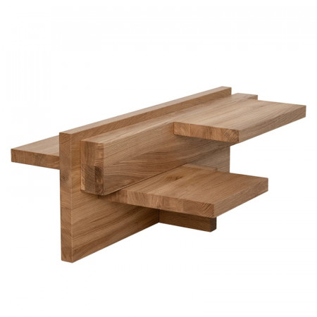 Table basse en bois de chêne avec structure asymétrique Urban Nature Culture - Sienna 