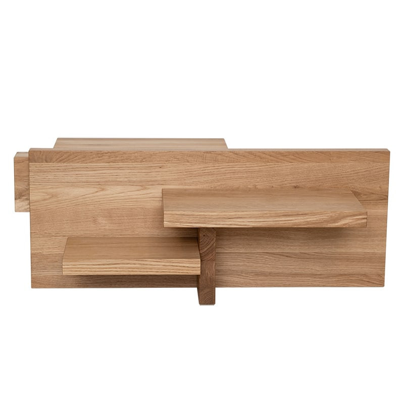 Table basse en bois de chêne avec structure asymétrique Urban Nature Culture - Sienna 