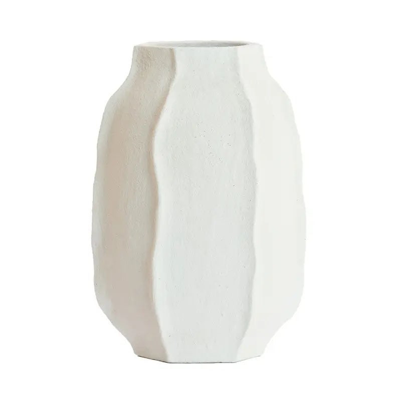 Grand vase blanc mat H50 cm - Sia 