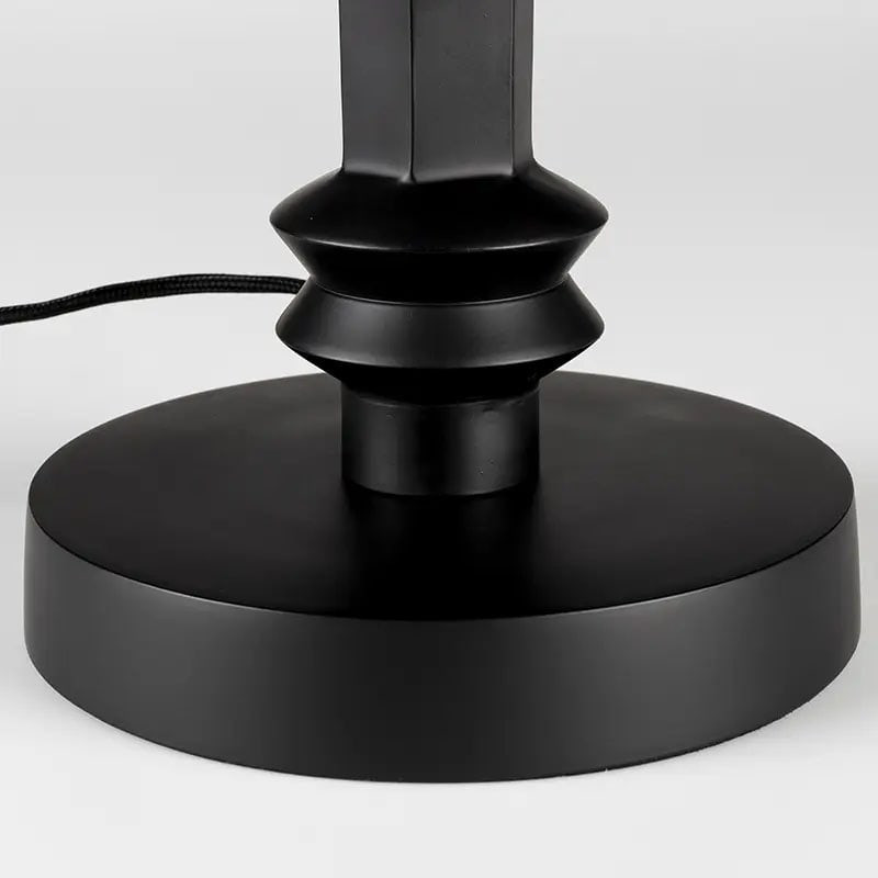 Lampe noire et or design - Totem 