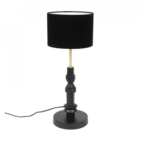 Lampe noire et or design - Totem 