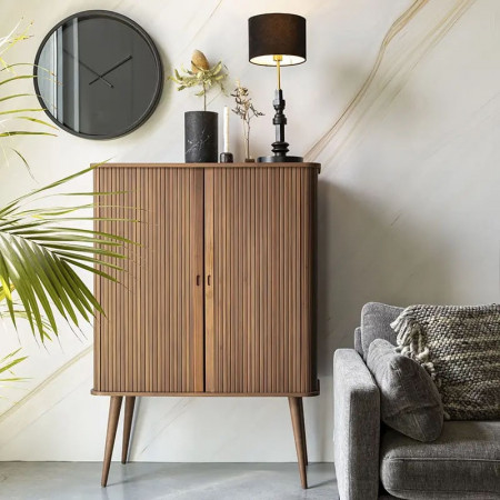 Lampe noire et or design - Totem 