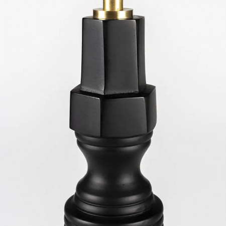 Lampe noire et or design - Totem 