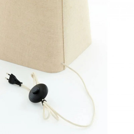 Lampadaire en toile naturelle - Mik 