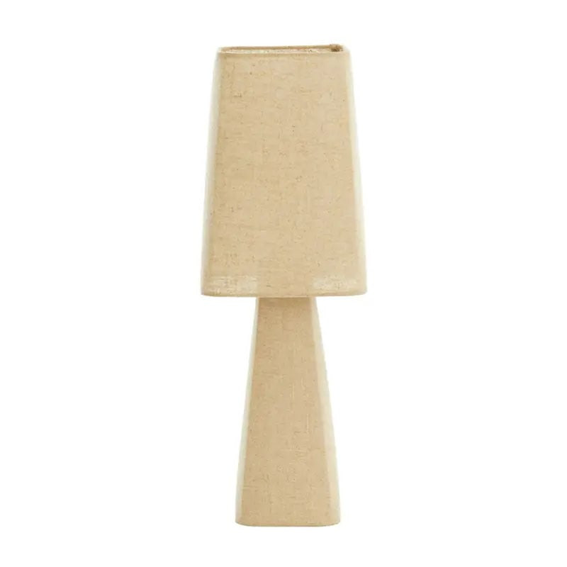 Lampe de table en toile naturelle - Mik 