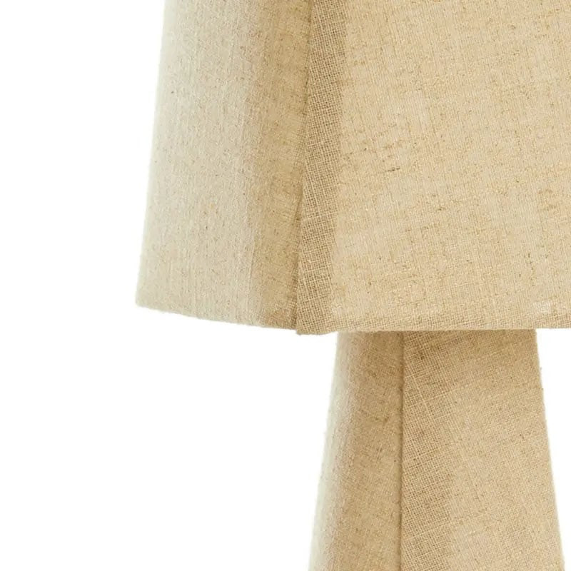 Lampe de table en toile naturelle - Mik 