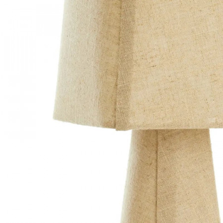 Lampe de table en toile naturelle - Mik 