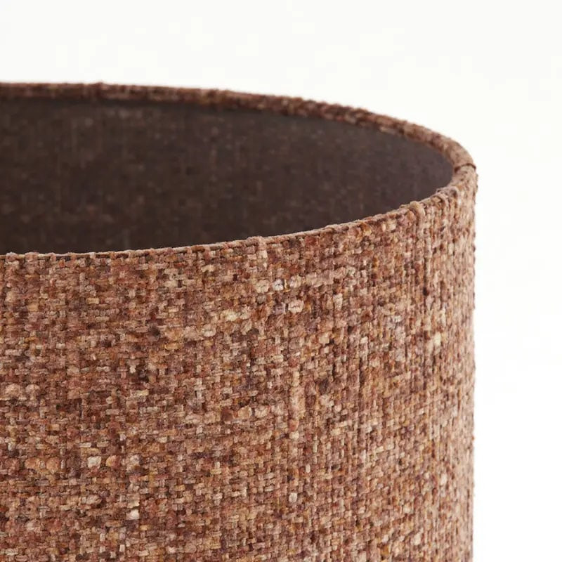 Lampadaire en tissu moucheté bordeaux - Mic 