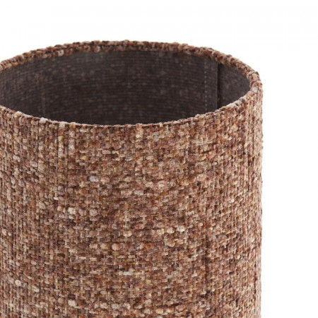 Lampe de table en tissu moucheté bordeaux - Mic 