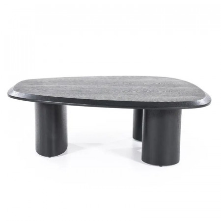 Table basse noire organique - Lanio 